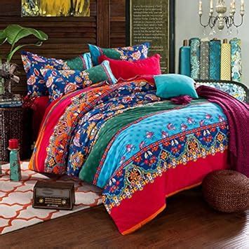 FADFAY Colorful Bohemian Duvet Covers Queen King Size Exotic Boho