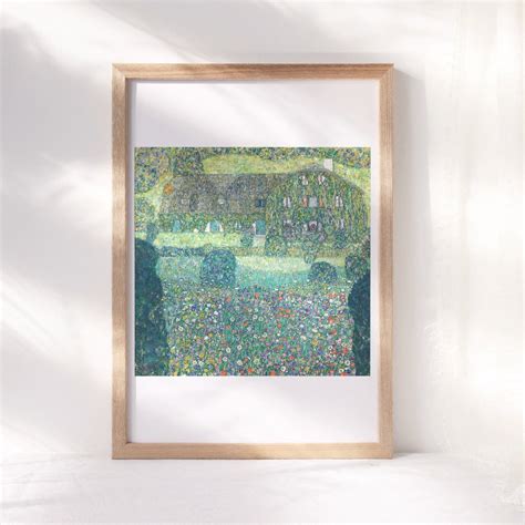 Gustav Klimt Forester S Lodge In Weissenbach I 1914 Etsy