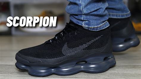 アウトレット Nike Air Max Scorpion Fk Triple Black Womens ナイキ エアマックス