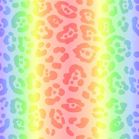 Neon Rainbow Zebra Print Wallpaper