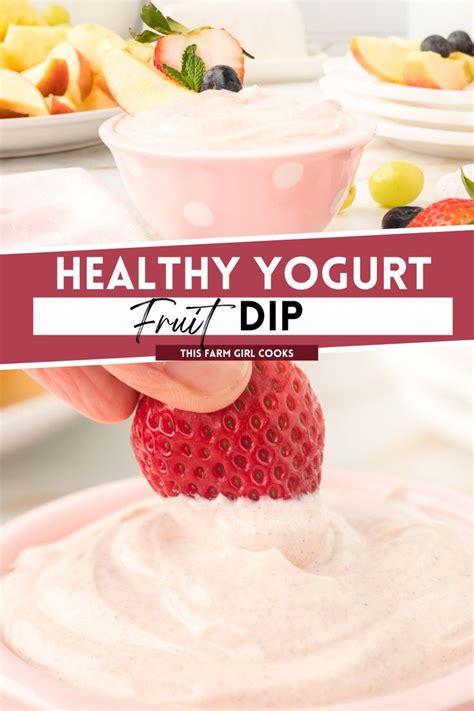 Healthy Greek Yogurt Fruit Dip