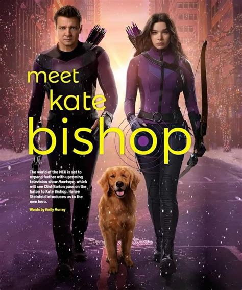 Hawkeye, Kate Bishop & Lucky The Pizza Dog Unite In New Image - Heroic ...