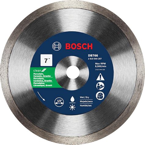 Bosch Db Rapido Premium Continuous Rim Diamond Blade For Porcelain