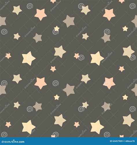 Cute Colorful Stars Seamless Pattern Background Illustration Stock