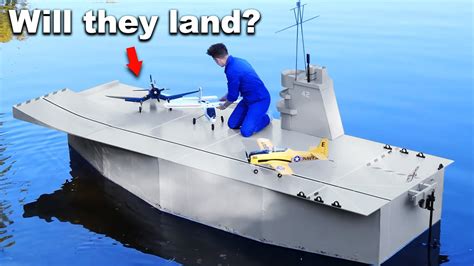 Probably The Worlds Smallest Aircraft Carrier Non Drone Photos