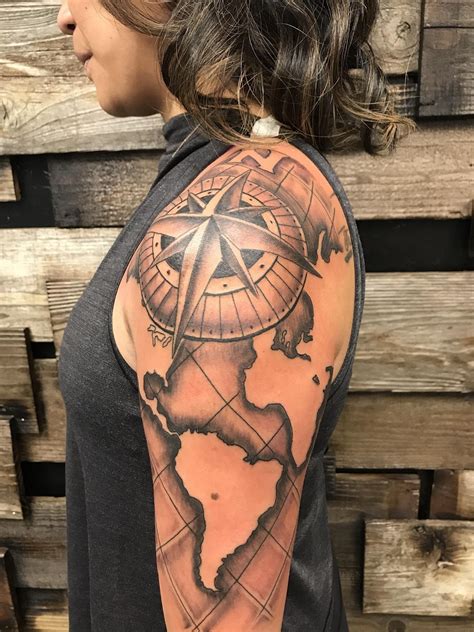 Compass And Map Tattoo Gadgets 2018