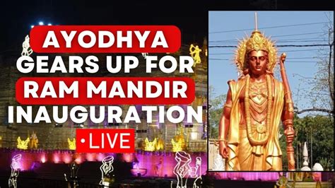 Ram Mandir Live Updates Ayodhya Ram Mandir Exclusive Inside Visuals