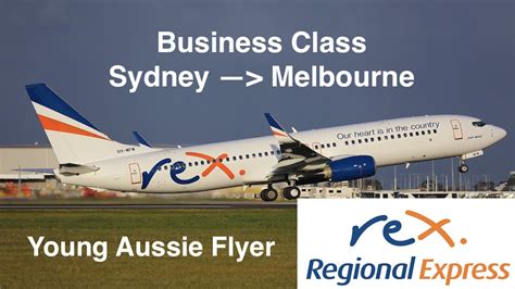 Early Morning Business Flight Regional Express Syd Mel Zl9 Youtube