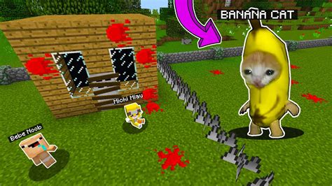 Enga Amos A Banana Cat Con Las Mejores Trampas De Minecraft Michi