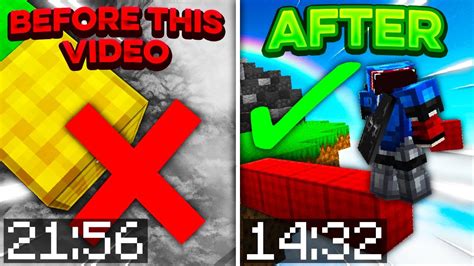 How To Speed Bridge Faster In Minecraft Bedwars Youtube