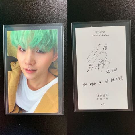 WTT BTS HYYH Pt 2 Yoongi Suga Jin Album Pc Hobbies Toys