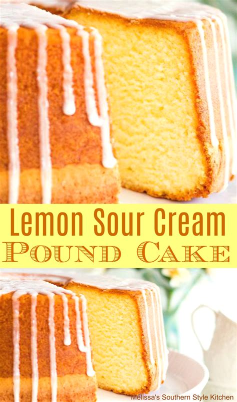 Lemon Sour Cream Pound Cake