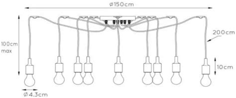 Lucide Fix Multiple Pendant Light Instruction Manual