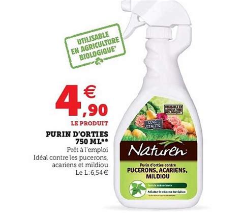 Offre Purin D Orties 750 Ml Naturen Chez Hyper U