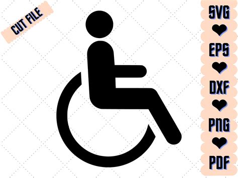 Wheelchair Svg Wheel Chair Svg Wheelchair Sign Svg Wheelchair Etsy Canada