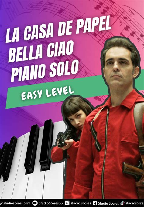 Traditional Italian Song Bella Ciao La Casa De Papel Sheets By