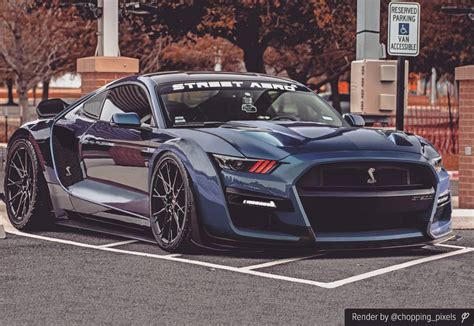 Mid Engined Shelby Mustang GT500 Looks Like The Ford GT S Macho Brother