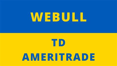 Webull Vs Td Ameritrade Which Is The Better Investment Platform