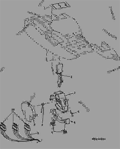 SELECTIVE CONTROL LEVERS 1, 2 AND 3 (ARMREST) - TRACTOR John Deere 8410 ...