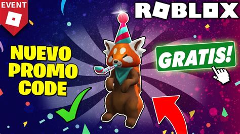 NUEVO PROMO CODE CONSIGUE YA Panda Fiestero GRATIS En ROBLOX