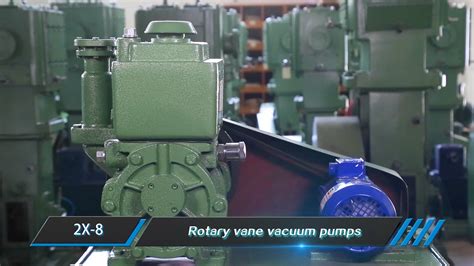 X Series Industrial Vacuum Pump Oil Sealed Rotary Vane Vacuum Pump