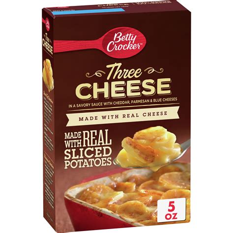 Betty Crocker Three Cheese Potatoes Made With Real Cheese 5 Oz