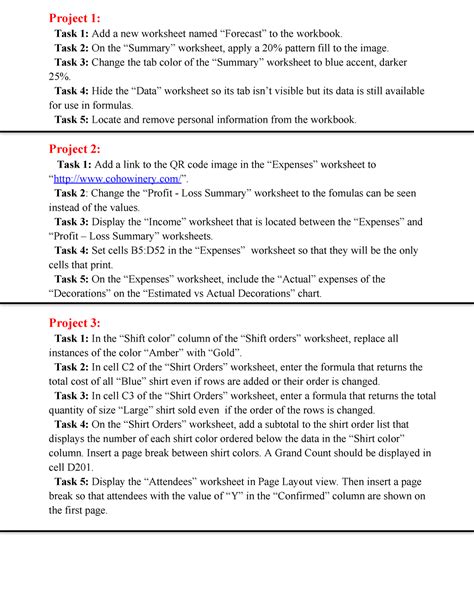 Câu Hỏi Sex Project 1 Task 1 Add A New Worksheet Named “forecast” To The Workbook Task 2