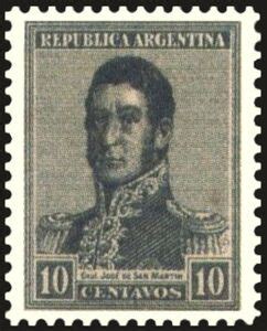 Stamp Jos Francisco De San Mart N Argentina General San