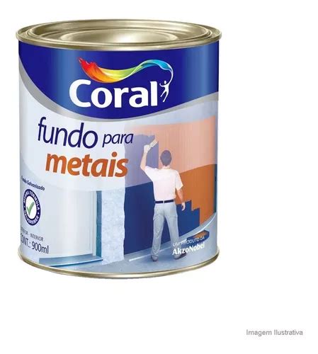 Fundo Galvanizado Coralit 900ml Coral Parcelamento Sem Juros