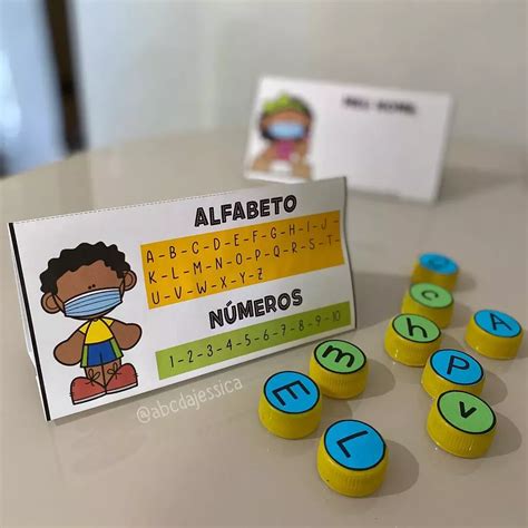 Kit Aprender Brincando Mesa Alfabeto Jogos Interativos Art