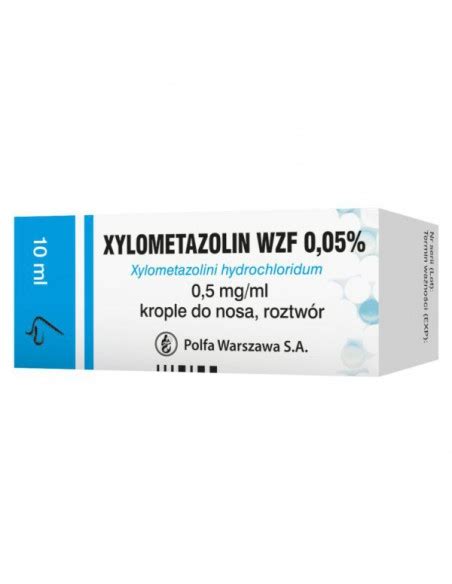 Xylometazolin WZF 0 05 krople do nosa roztwór 10 ml