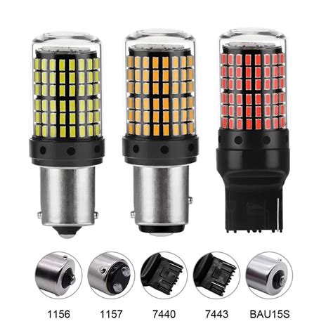 1157 LED 3014 144smd Canbus S25 1156 P21W BA15S LED BAY15D BAU15S PY21W