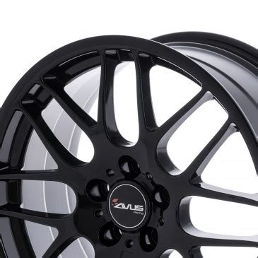 AVUS Racing AC MB4 Black Alufelgenshop At