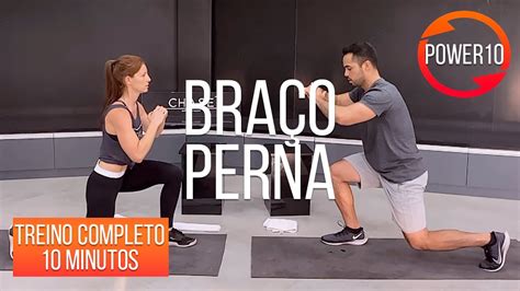 Treino De BraÇo E Perna 3 Sem Equipamentos Power 10 Atividade