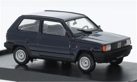 Diecast model cars Fiat Panda 1 43 Brumm 750L Supernova blue foncé 1986