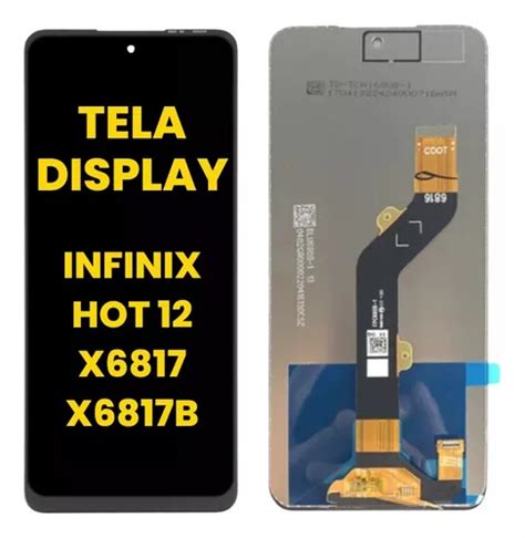 Tela Display Touch Frontal Cristal Infinix Hot 12 X6817 Ori Frete grátis