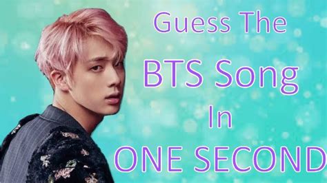 Can You Guess The BTS Song In ONE SECOND IMPOSSIBLE YouTube