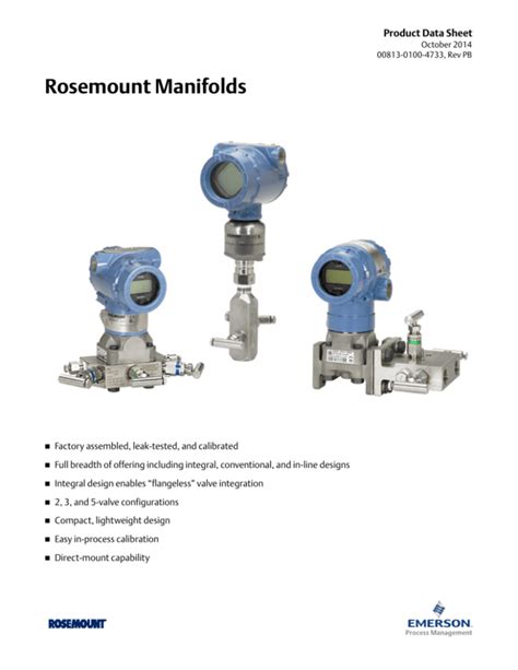 Rosemount Manifolds