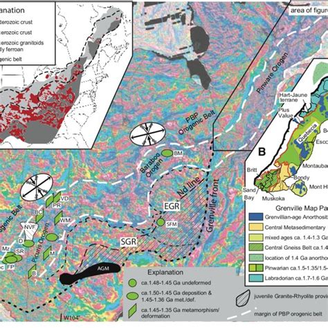 Summary Of Mesoproterozoic Metamorphic Pressuretemperature P T Paths