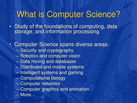 What Is Computer Science Ppt Computer Sciences Degrees