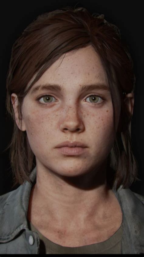 The Last Of Us Part Ii Ellie Disegno Viso Donna Guerriera Viso