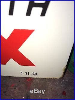 Two Texaco Gas Pump Signs | Texaco Gas Pump