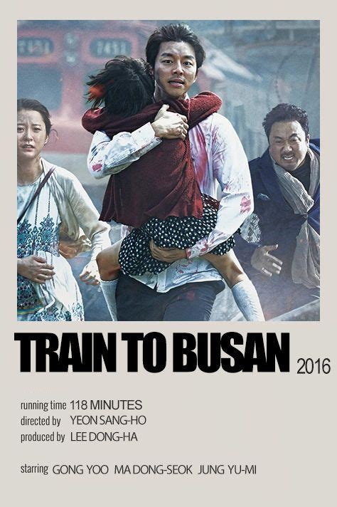 TRAIN TO BUSAN POSTER | Ma dong-seok, Poster, Gong yoo