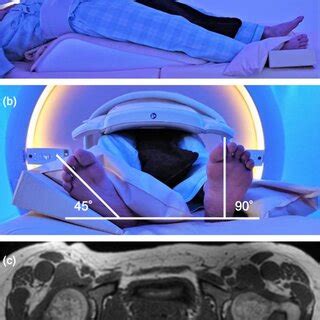 Schematic Of The Subjects During Magnetic Resonance MR Imaging A