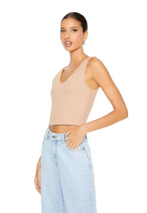 Buy Forever Contour Sculpt Cropped Tank Top Online Zalora