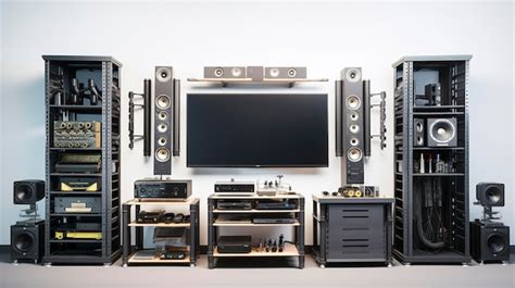 Premium Photo | A photo of Home Theater Rack System Setup