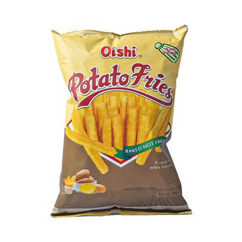 Oishi Potato Fries Plain Salted 90g