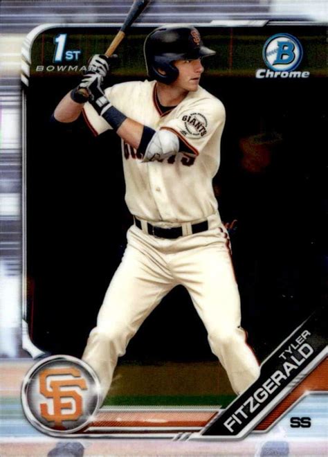 Amazon Bowman Chrome Draft Bdc Tyler Fitzgerald Rc