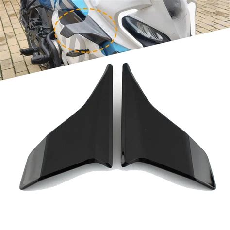 Motorcycle Side Downforce Naked Spoilers Fixed Winglet Fairing Wings