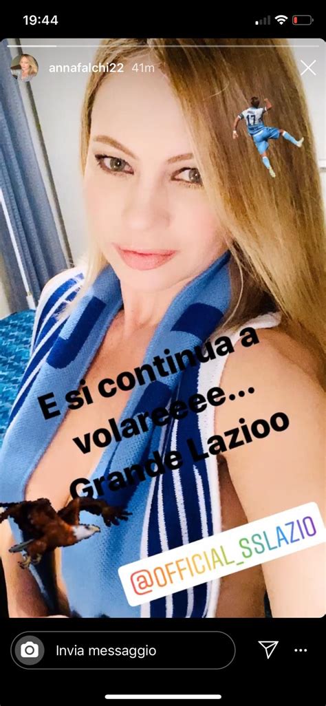 Lazio Anna Falchi Festeggia La Vittoria Foto Lazio News 24